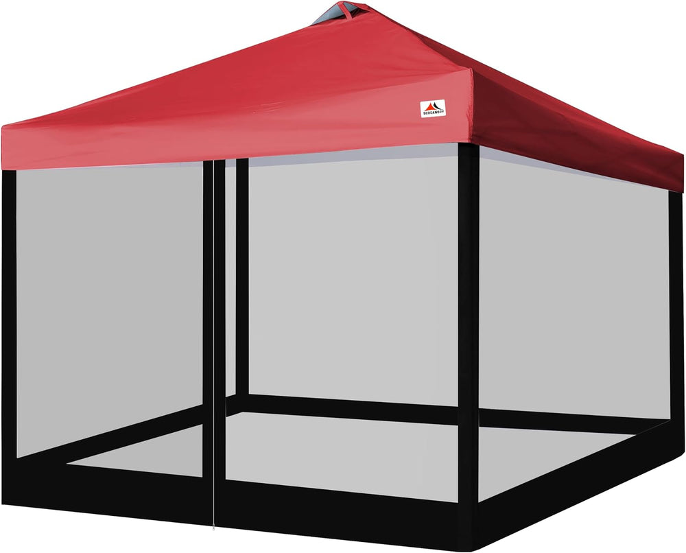 SCOCANOPY Replacement Mesh sidewall for Most 10x10 Canopy Or Gazebo,Tent,(Bla...