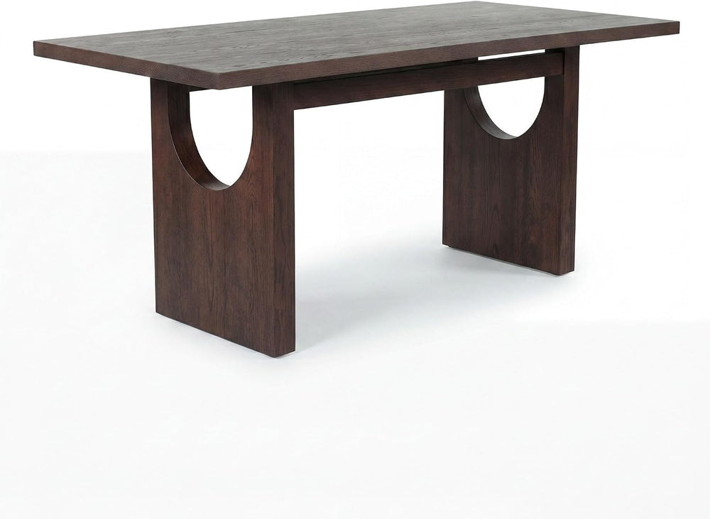 COLAMY ALVORA 72 Inch Dining Table, Rectangular Wood Dining Room Table for 6-...