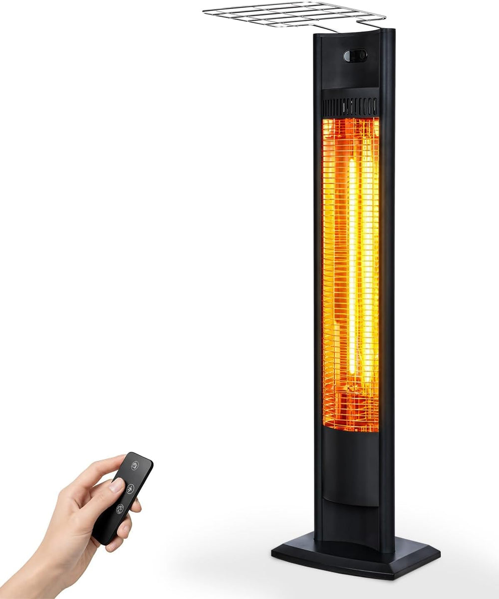 hykolity Electric Patio Heater 38.5in, 1500W Infrared Indoor & Outdoor, P...