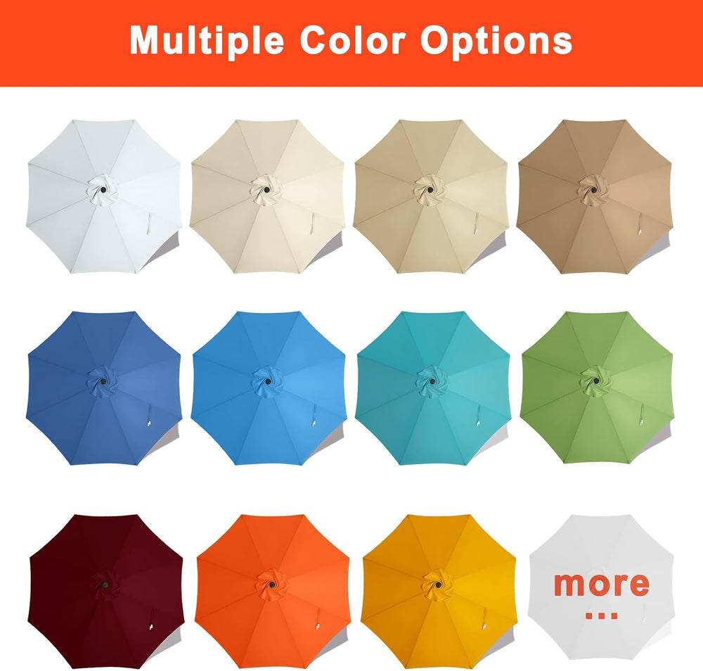 MASTERCANOPY 10ft Replacement Canopy for 8 Ribs - Turquoise