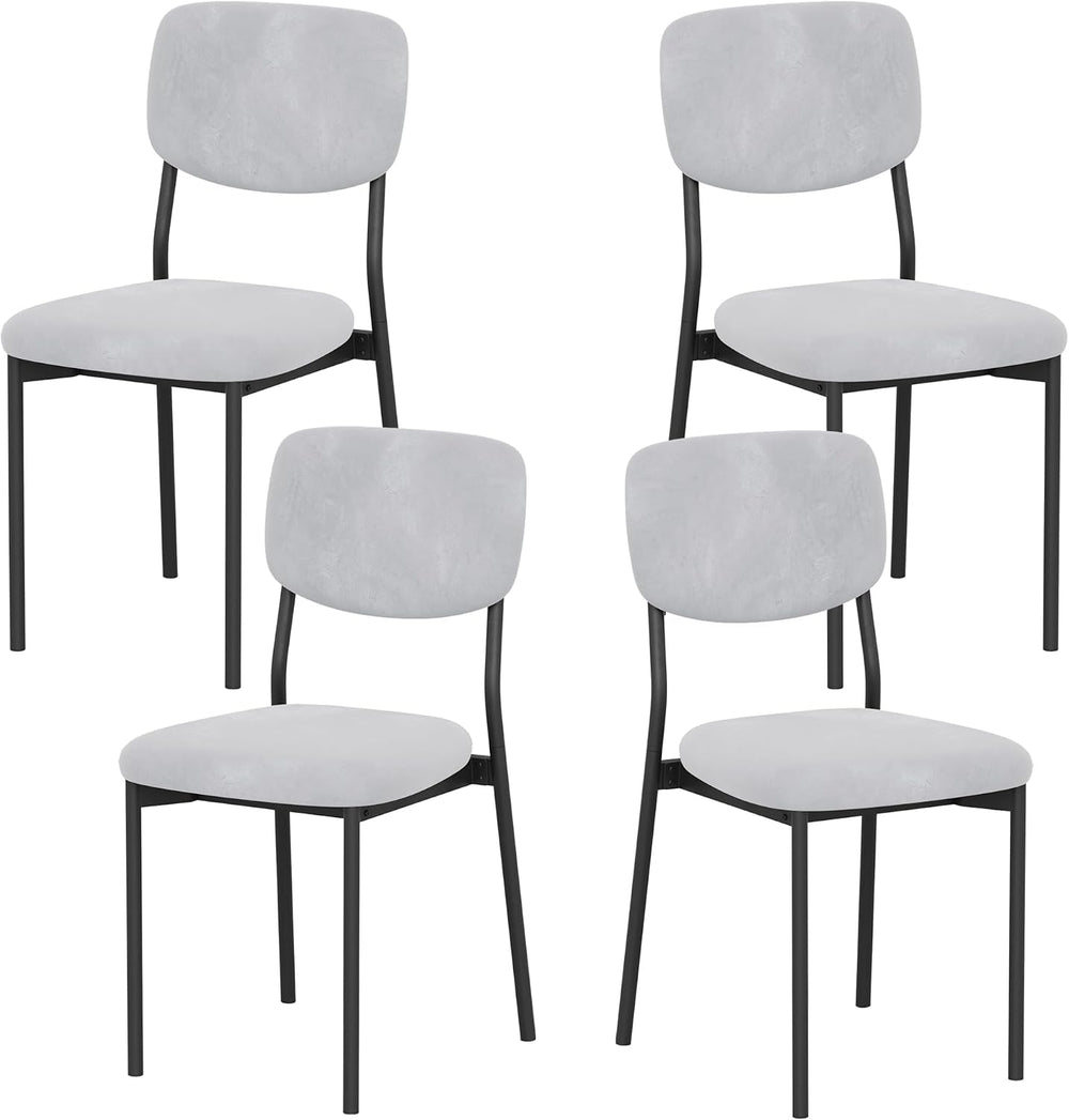 Einhomn Upholstered Dining Chairs Set, Modern Stackable Dining Room Chairs wi...