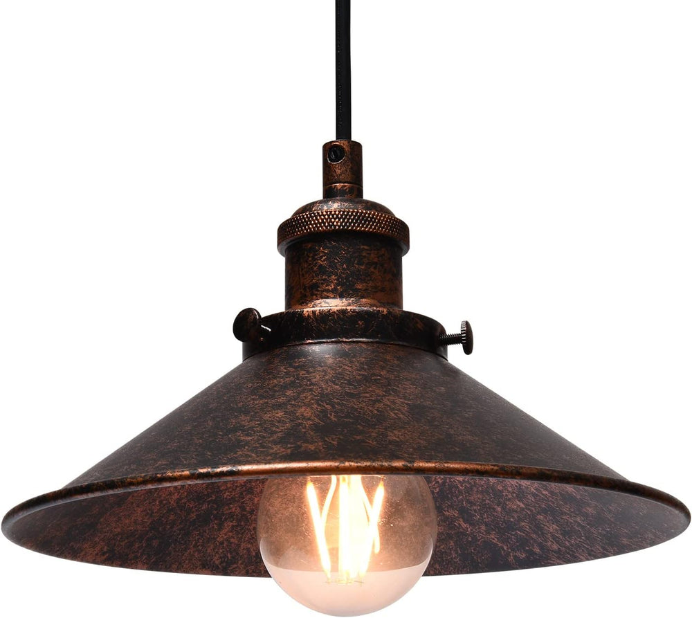 Lingkai Farmhouse Pendant Light Industrial Hanging Light Fixture Vintage Barn...