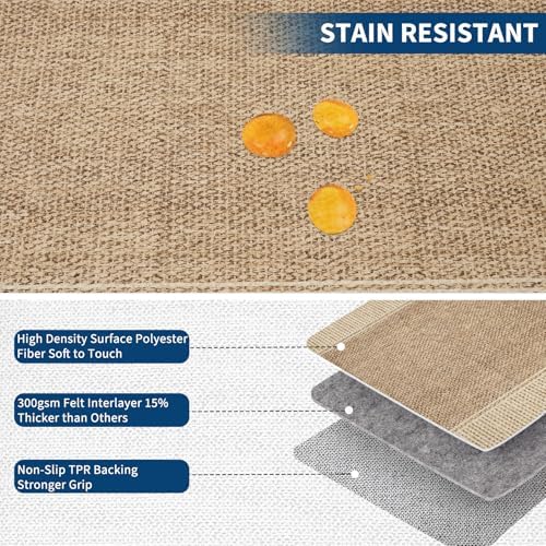 GarveeHome 9x12 Area Rug for Living Room Large Washable Bedroom Rug