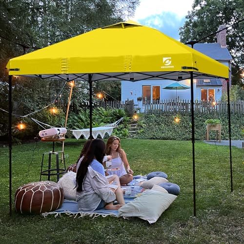 10x10 pop up canopy replacement top cover with shown in use