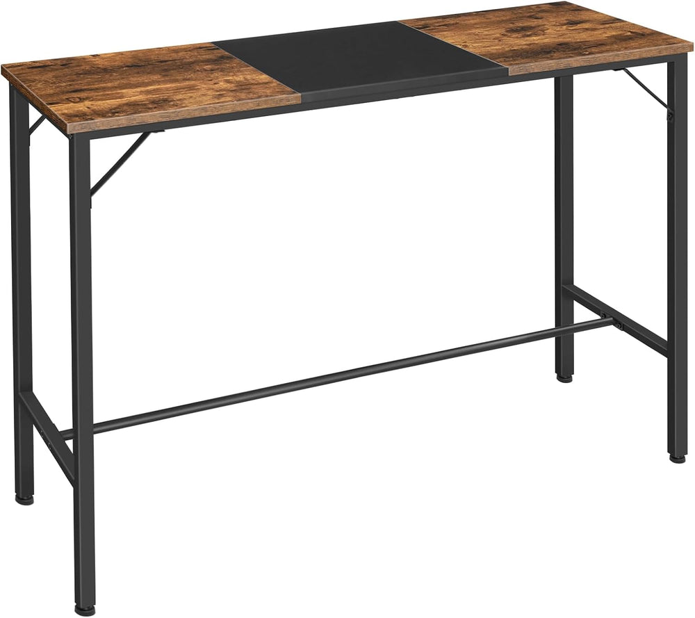 HOOBRO Bar Table, 47.1" Rectangular Pub Table, Tall Counter Height, Long...