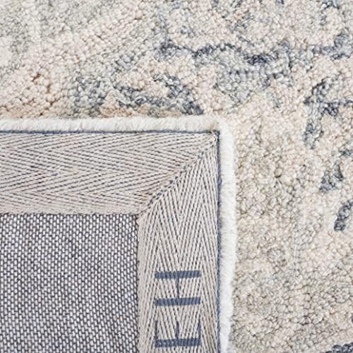 SAFAVIEH Micro-Loop Collection 10' x 14' CharcoalIvory MLP539H Handma...