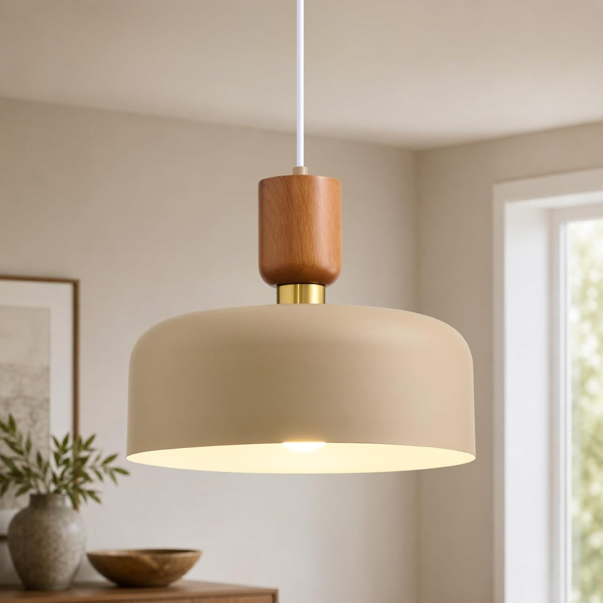 12" mid century modern pendant lights kitchen island, main product view