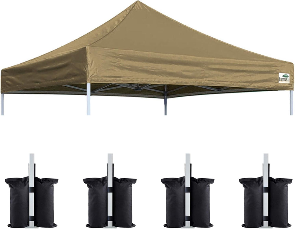 Eurmax USA 10x10 Pop Up Canopy Replacement Top,Universal Instant Canopy Cover...