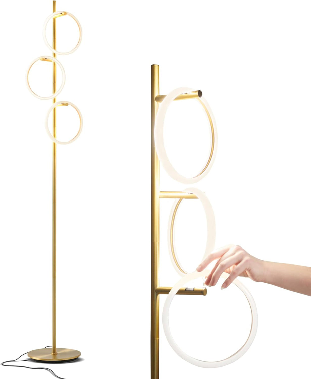 Brightech Saturn Floor Lamp, Great Living Room Decor, Tall Contemporary Stand...