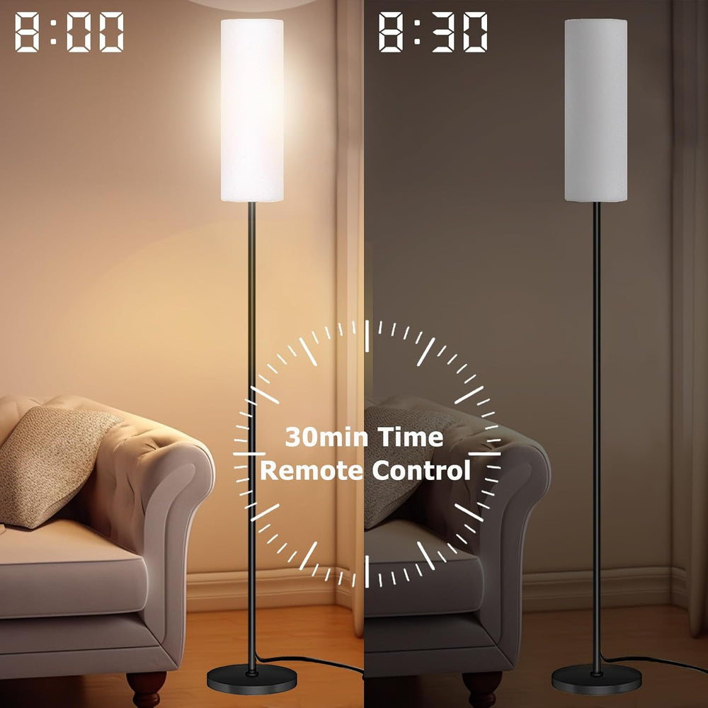 Qaubauyt Smart LED Floor Lamp with APP Control & RGB Colors - Dimmable St...