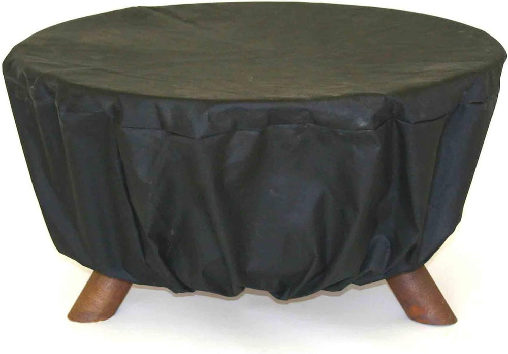 Patina D100 All-Weather Fire Pit Cover in Black - 32" (Dia.)