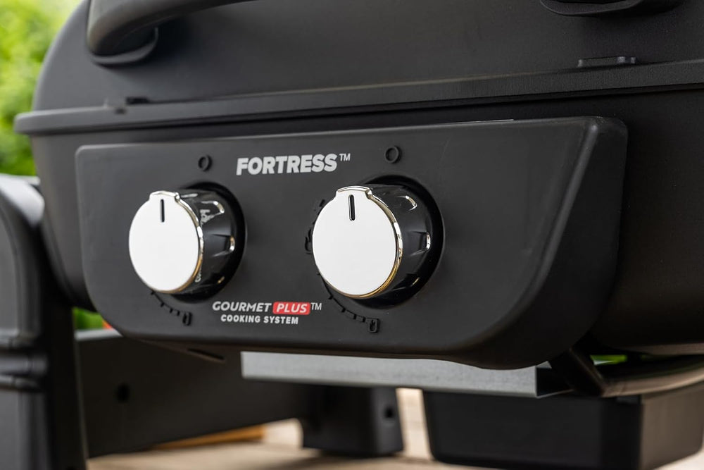 Nexgrill Tabletop 2 Burner Gas Grill & Griddle Combo, 2-in-1 with Handles