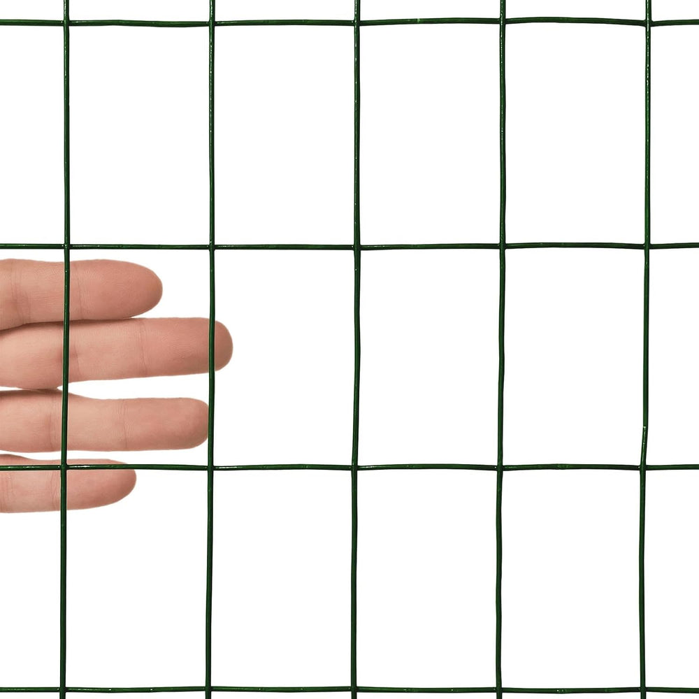 16GA PVC Green 24in x50ft-3in x 2in Welded Wire Mesh Garden Economy Fence