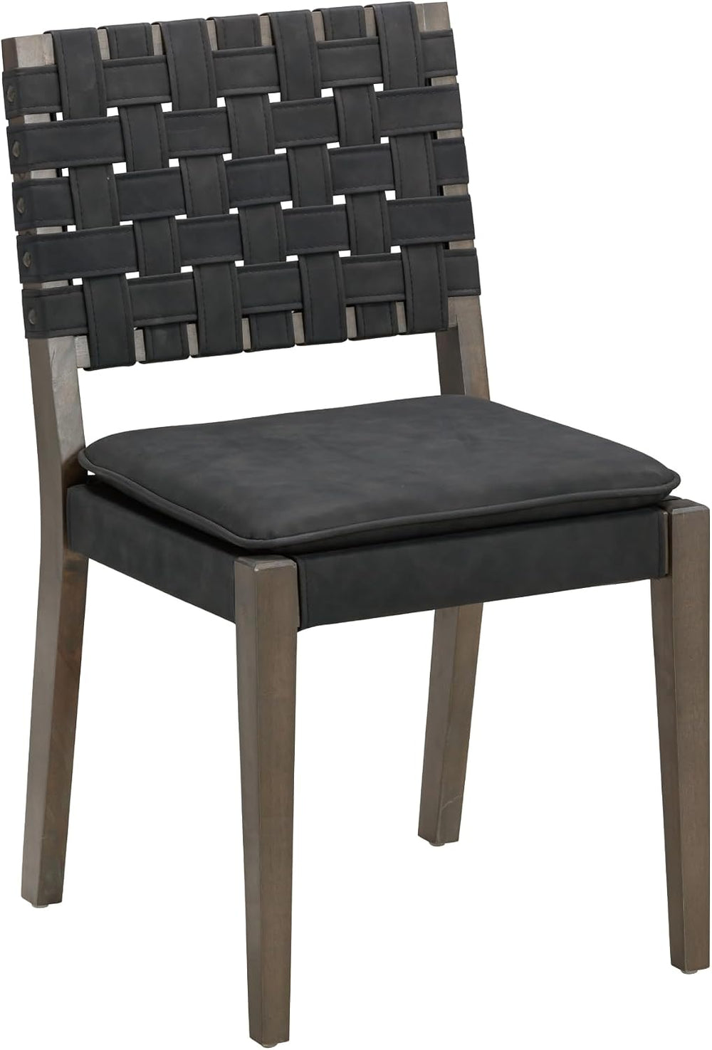 Nathan James Cohen 19 in. Wood Dining Chair, Mid-Century Modern Upholstered S...
