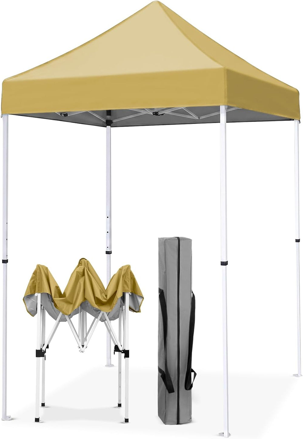 EAGLE PEAK 5x5 Pop Up Canopy Tent, Beige
