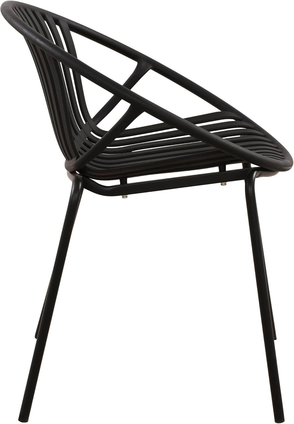 Christopher Knight Home Set of 2 Tita Modern Patio Outdoor Dining Chairs, Sta...