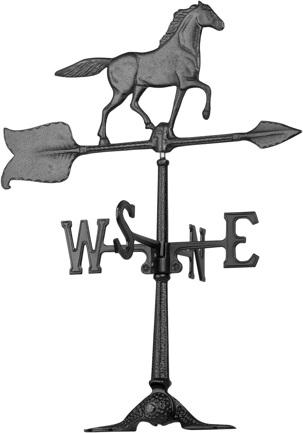 Whitehall Products Horse Accent Weathervane, 24-Inch, Black