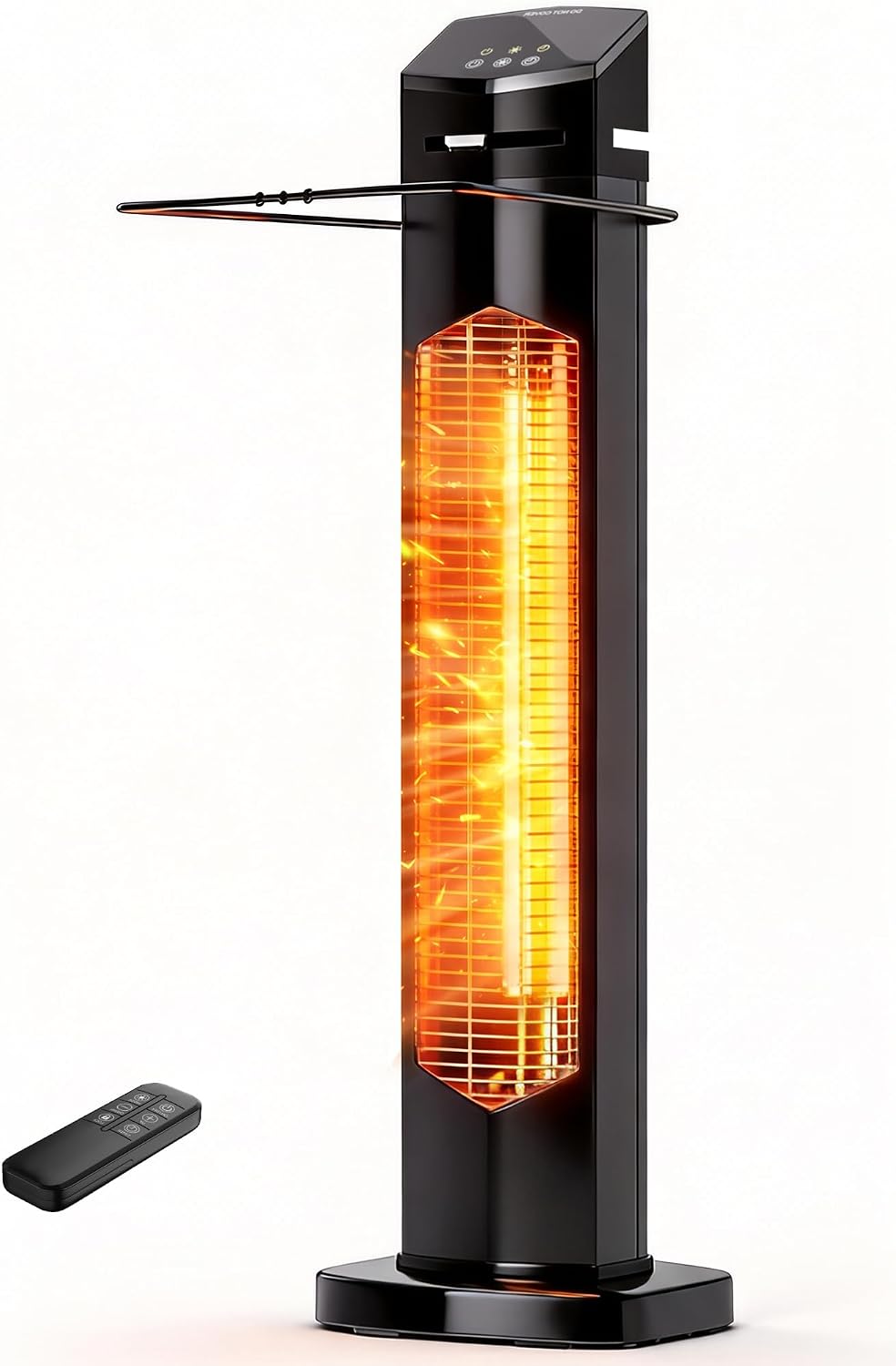 MEPTY Outdoor Heaters for Patio, 1500W Electric Infrared Heater with Remote, ...