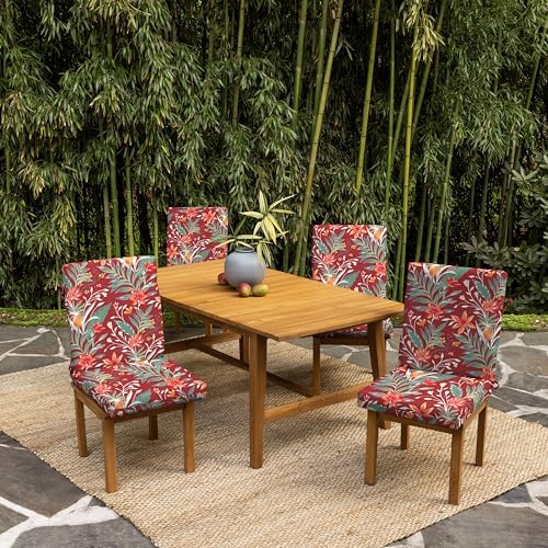 Arden earthFIBER Outdoor Dining Chair Cushion, 20 x 20, Rain-Proof, Fade Resi...