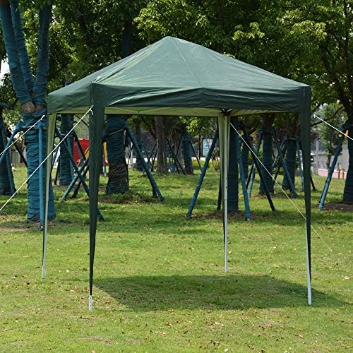 6.5x6.5ft Outdoor Pop Up Canopy Tents,Portable Instant Folding Gazebo,Green