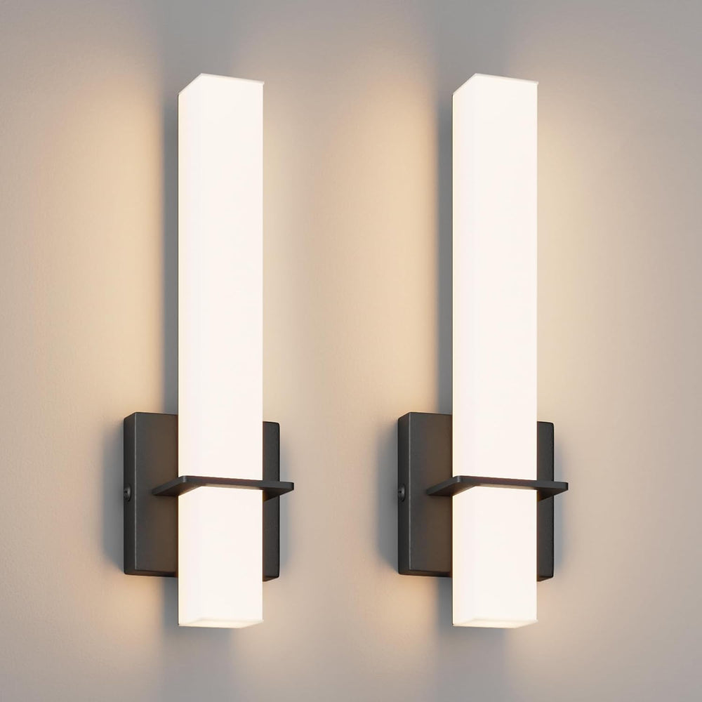15.7inches Modern Led Wall Sconces,18W 3000K 1200Lumen Bathroom Vanity Wall L...