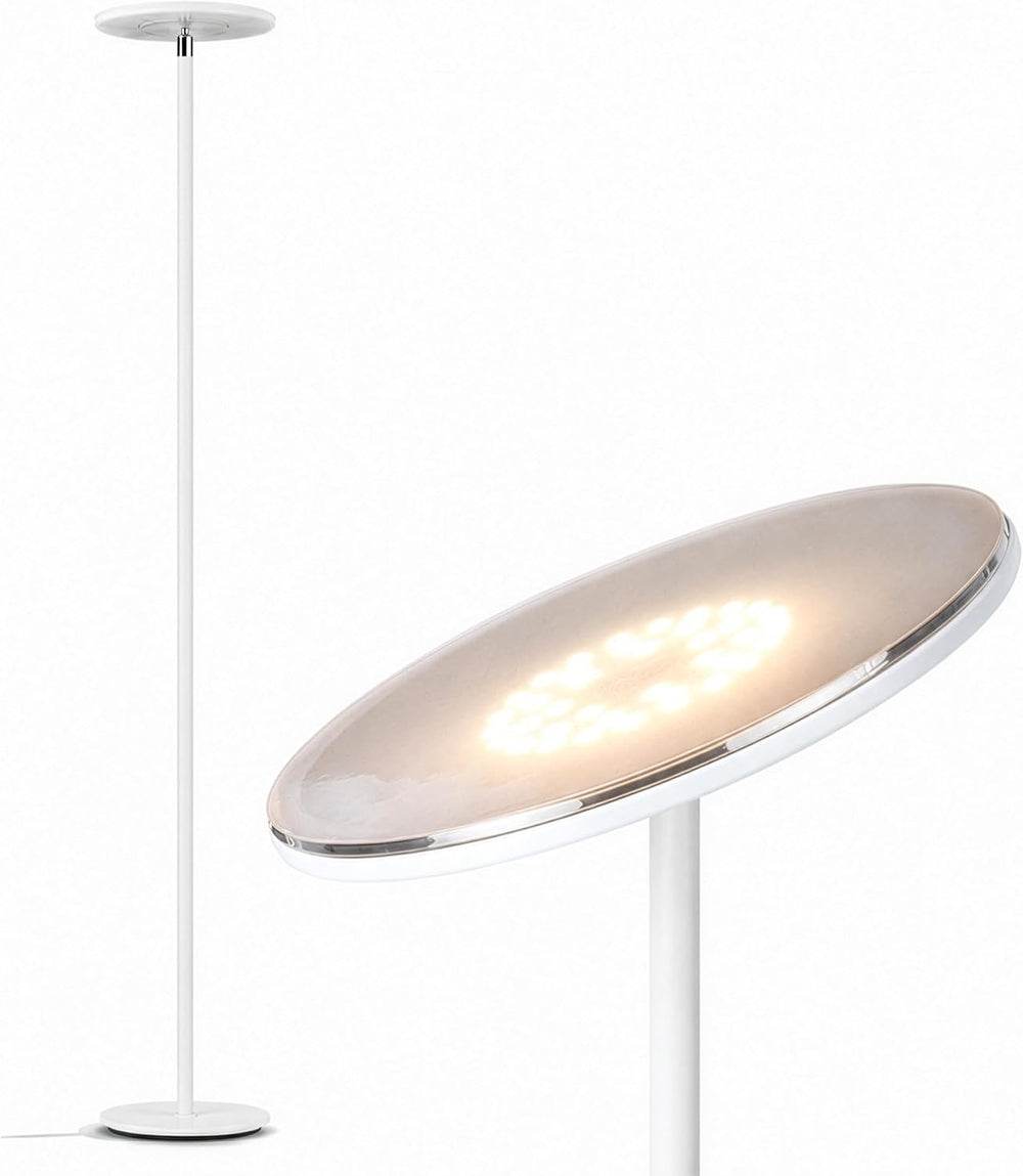 Brightech Sky LED Floor lamp, Torchiere Super Bright Floor Lamp for Living Ro...