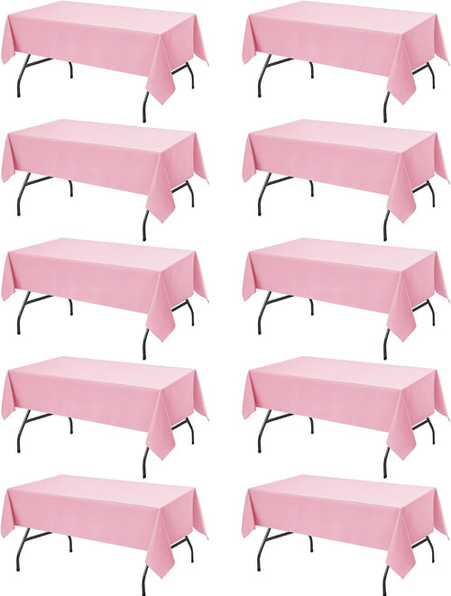 pink tablecloths for rectangle tables, 60 x 102, main product view