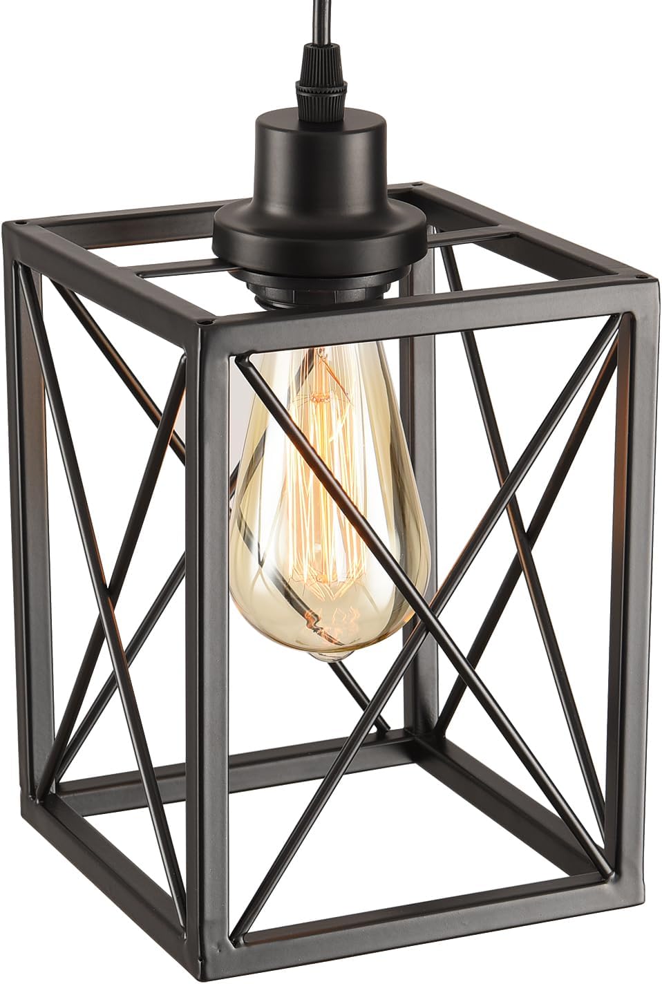 Black Pendant Lighting Modern Pendant Light, Adjustable Pendant Light Fixture...