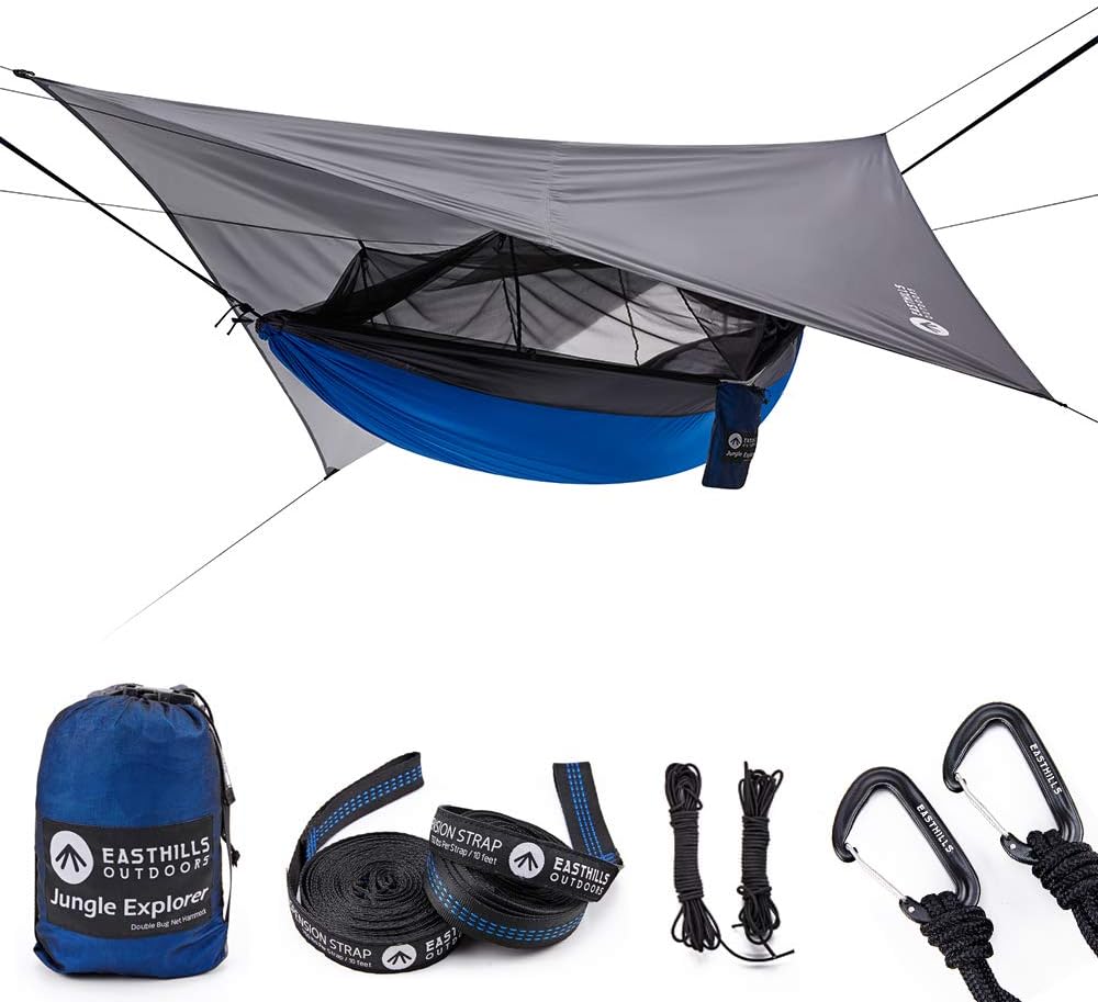 Easthills Outdoors Jungle Explorer 118" x 79" Double Camping Hammoc...