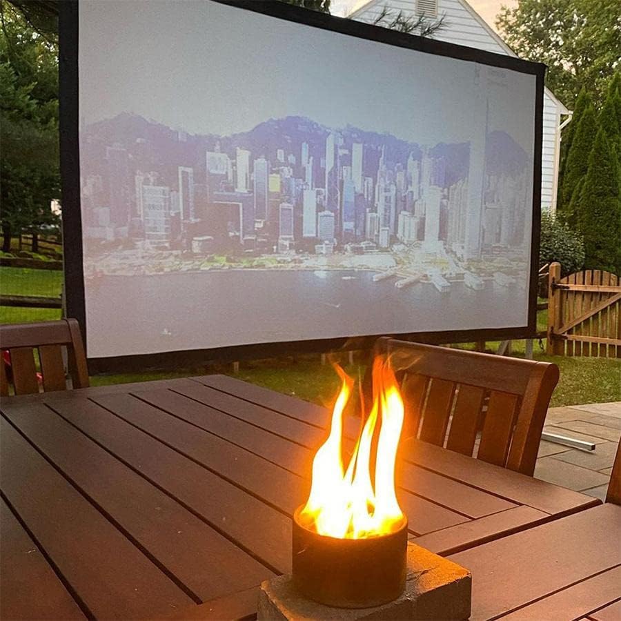 City Bonfires Portable Fire Pit - Mini Fire Pit, Table Top Firepit, No Wood, ...