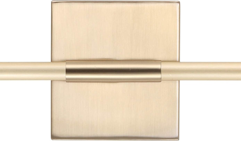 JONATHAN Y Makena 28" 1-Light LED Wall Sconce, Brass Gold