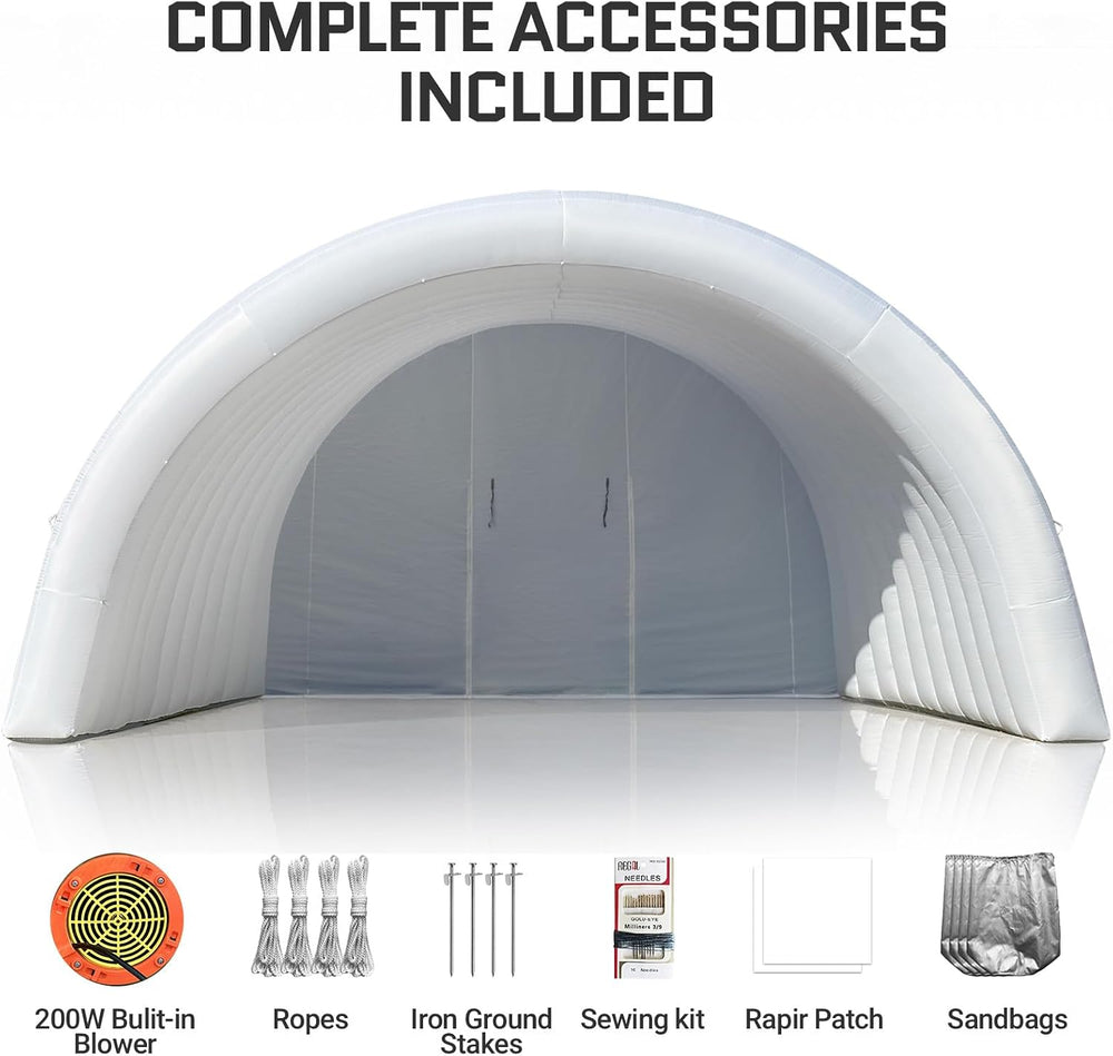 OZIS 20 × 15 × 13 FT Inflatable Event Stage Tent Indoor/Outdoor Dome Booth, I...