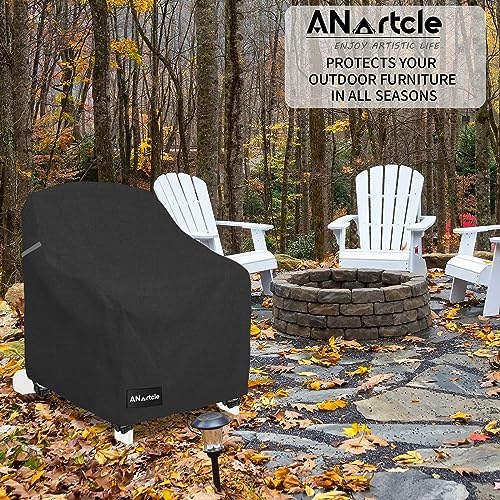 ANartcle Patio Adirondack Chair Cover 2 Pack,600D Waterproof Heavy Duty Outdo...