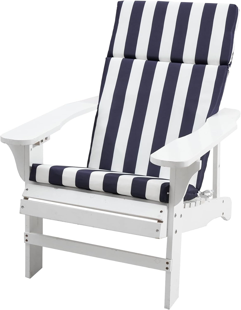 Adirondack Chair High Density Foam Cushions,High Back Outdoor Rocking Chair C...