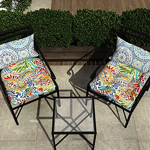 LVTXIII Outdoor/Indoor Tufted Seat Cushion, Decorative Wicker Chair Pads All ...