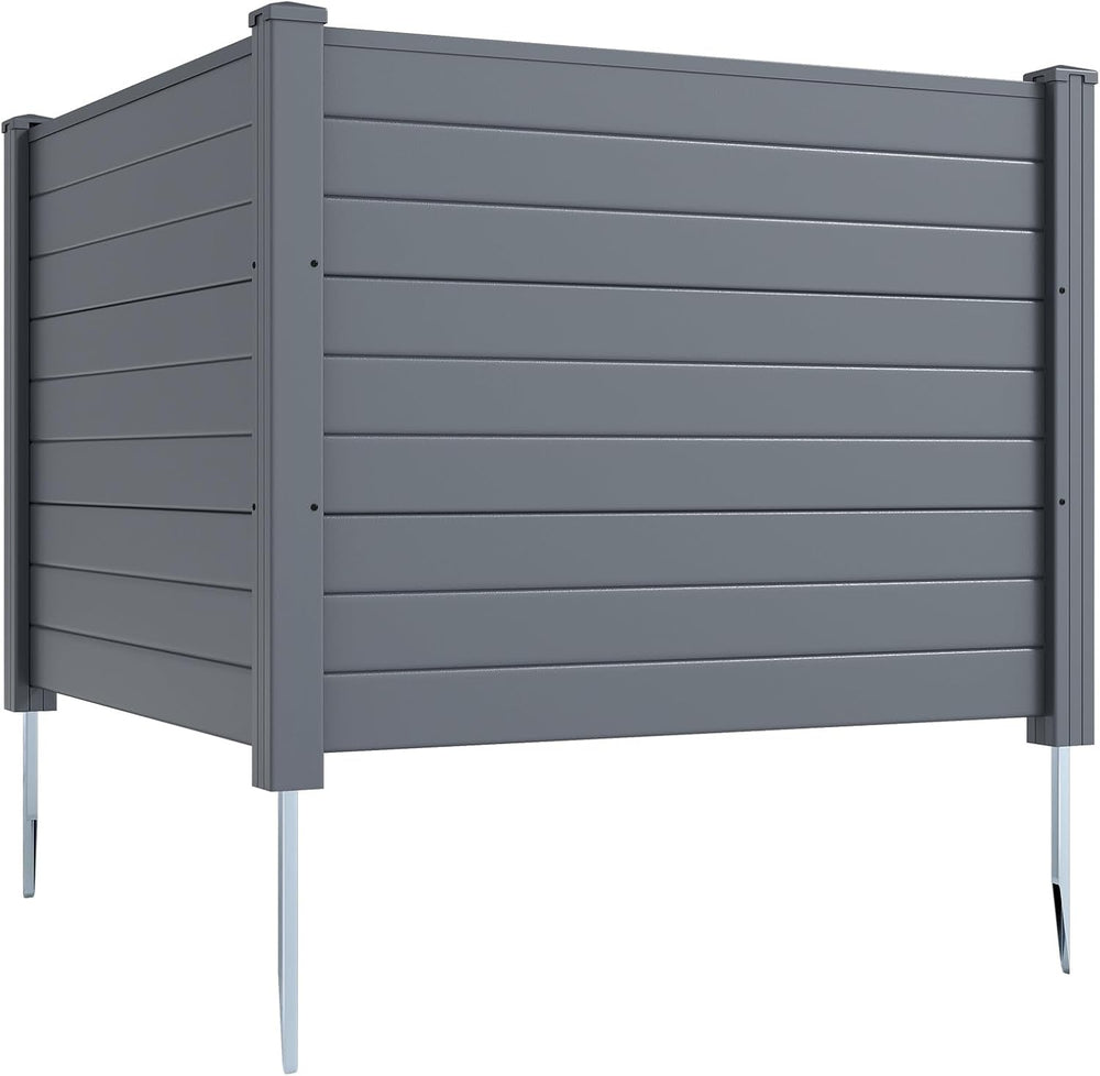 GIANTEX No-Dig Air Conditioner Fence, 2 Panels, 48''W x 36''H...