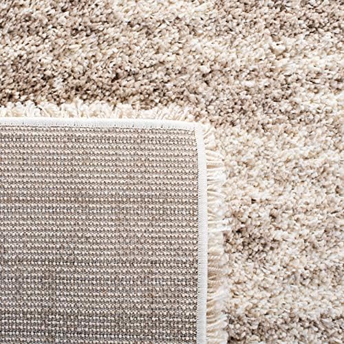 SAFAVIEH Hudson Shag Collection Area Rug - 11' x 15', Ivory/Beige, Ge...