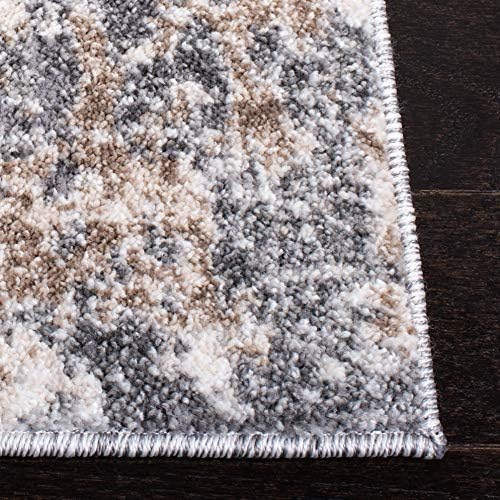 SAFAVIEH Aston Collection X-Large Area Rug - 12' x 18', Light Grey &a...