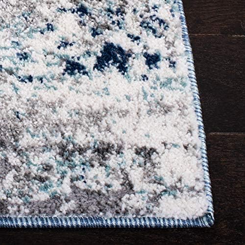 SAFAVIEH Aston Collection X-Large Area Rug - 12' x 18', Light Blue &a...