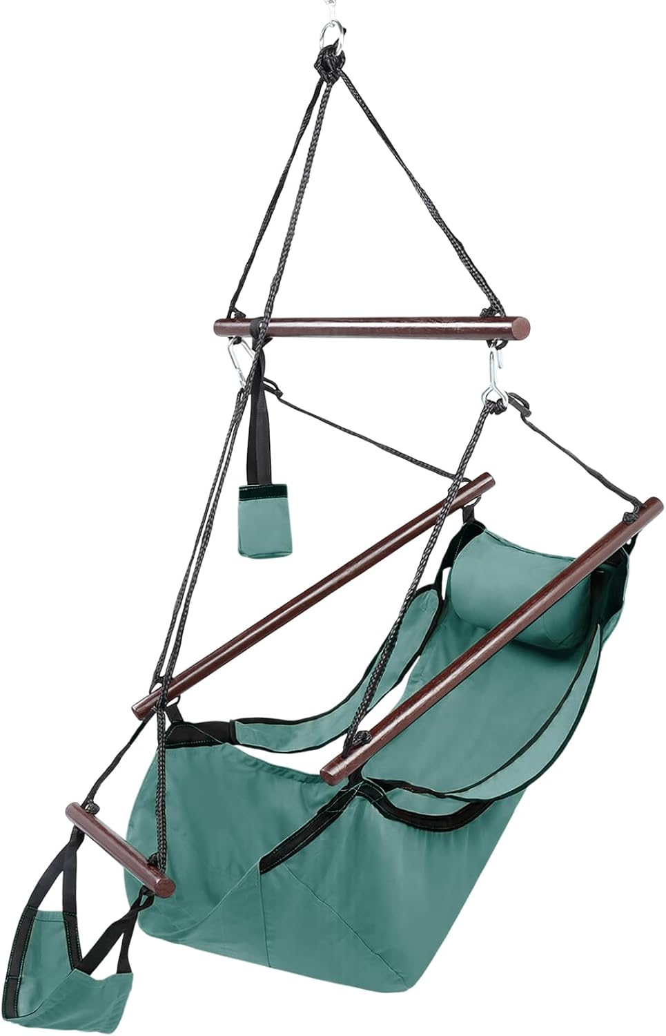 ONCLOUD Upgraded Unique Hammock Hanging Sky Chair, Air Deluxe Swing Seat with...