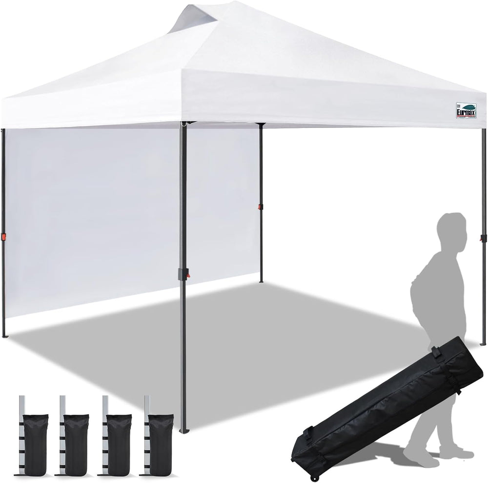 Eurmax USA NOMATTER ONE-Person Open&Close 10x10ft Pop Up Canopy Tent,Port...