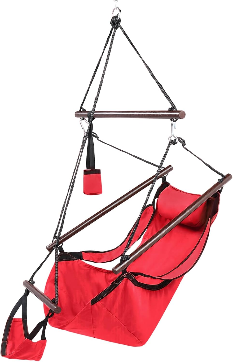 ONCLOUD Upgraded Unique Hammock Hanging Sky Chair, Air Deluxe Swing Seat with...