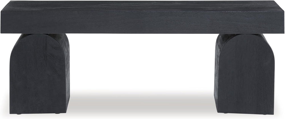 Signature Design by Ashley Holgrove Modern Entryway Accent Bench, Black