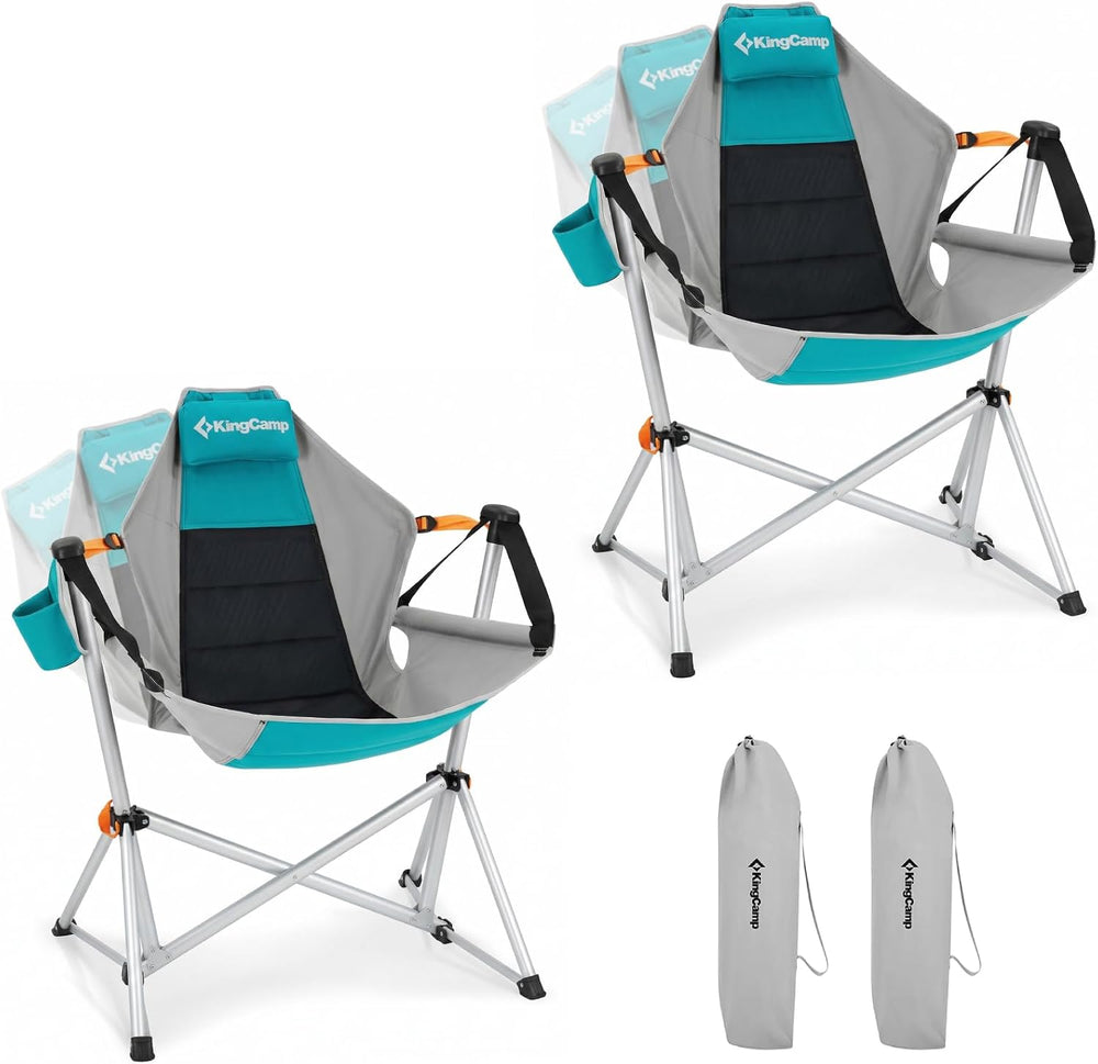 KingCamp Hammock Camping Chair, 400lbs Heavy Duty Swing Chairs for Adults
