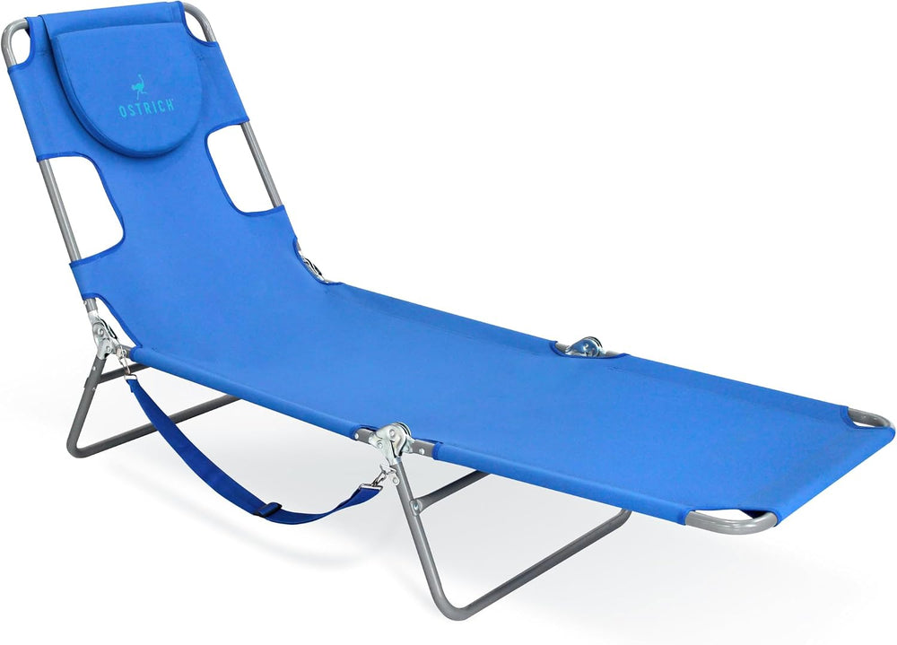 Ostrich The Original Chaise Lounge 72"x22" Portable Reclining Loung...