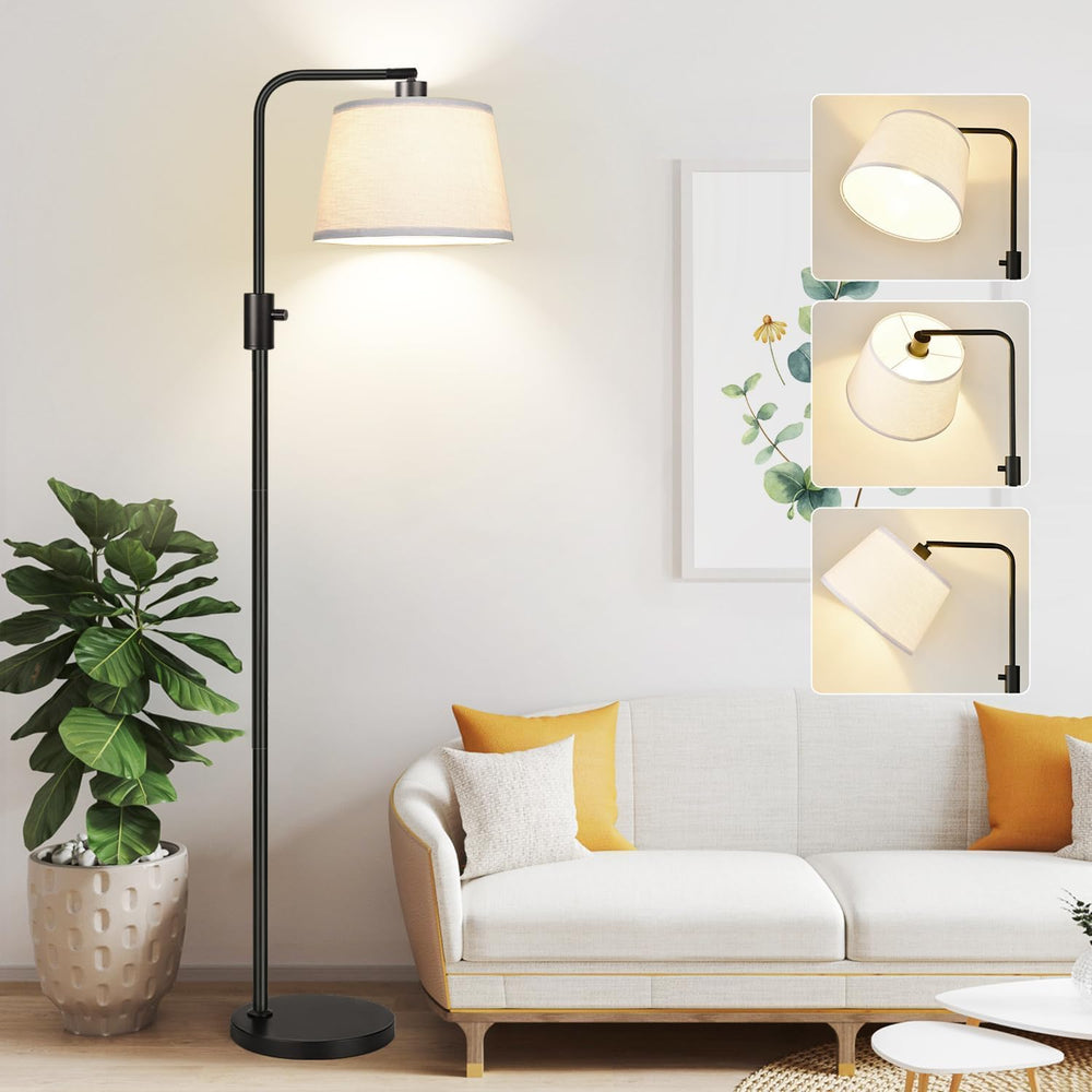 Nintiue 【Upgraded】 Dimmable Floor Lamp, 1000 Lumens LED Bulb Included, Arc Fl...