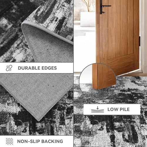 Area Rugs 8x10, Modern Abstract Machine Washable Rugs for Living Room Thin Ca...