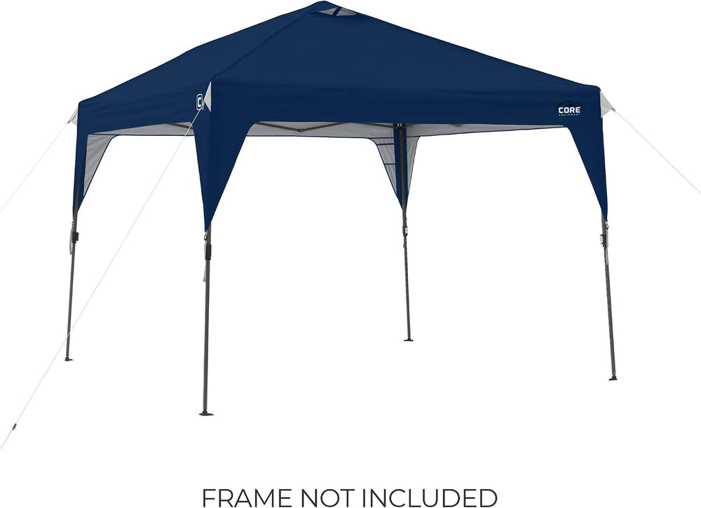 CORE 10x10 Replacement Top for Straight Leg Pop Up Canopy Tent | UPF 50+ Sun ...