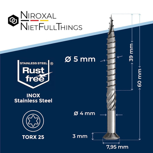 #10-2-3/8″ 500 piece deck screws 5 x 60 shown in use