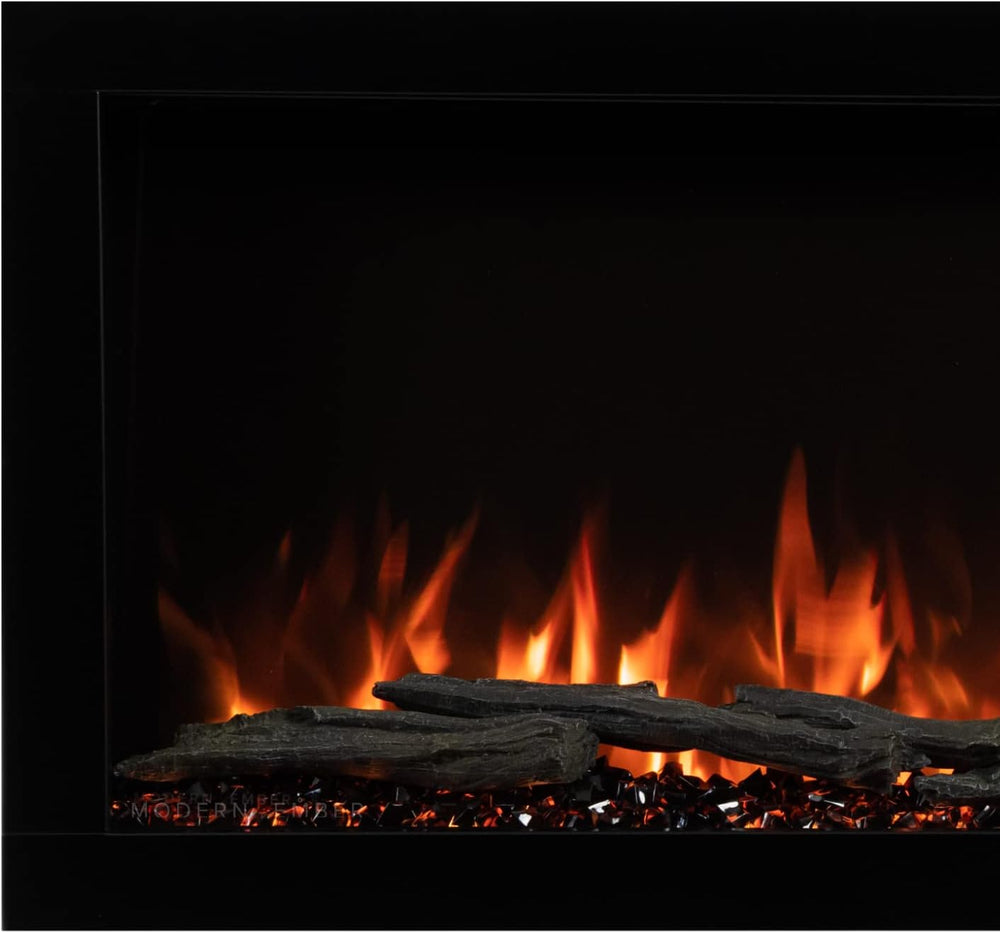 Modern Ember Highmark 72 Inch Smart Linear Electric Fireplace - Premium Flame...